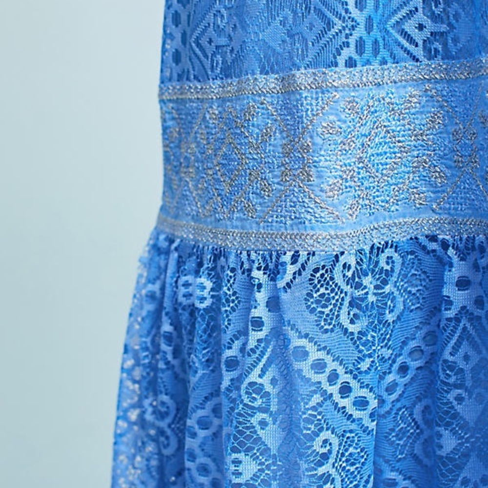 RARE Anthropologie Camira Maxi Dress by Queen & Pawn XS - Picture 4 of 6